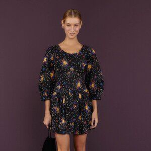 RAINBOW SUNS ORGANIC COTTON MINI DRESS